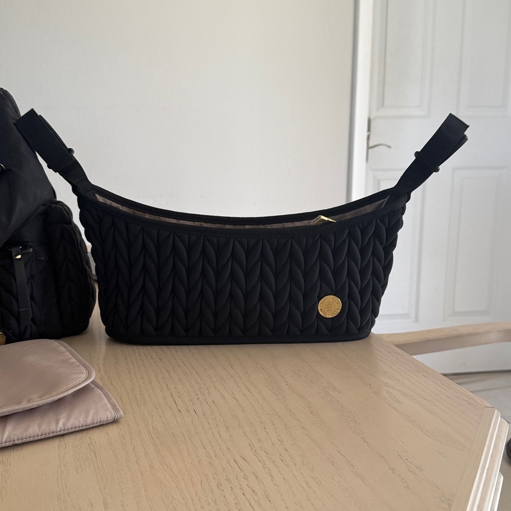 Elegant Black HAPP Women's Bag + stroller bag - Picture 2 of 9